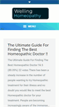 Mobile Screenshot of homeopathyclinic.co.in